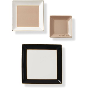 image:imagekate spade new york Make It Pop Neutral Black 3Piece Tray SetBlack