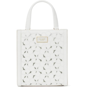 image:imagekate spade new york Manhattan Mini Tote BagLeather Eyelet True White