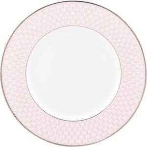 image:imagekate spade new york Mercer Drive Accent Plate Porcelain Pink and WhiteAccent Plate