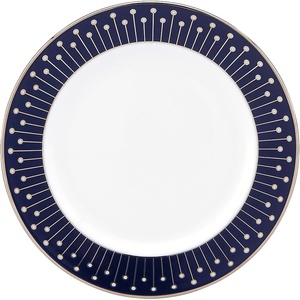 image:imagekate spade new york Mercer Drive Accent Plate Porcelain Pink and WhiteButter Plate