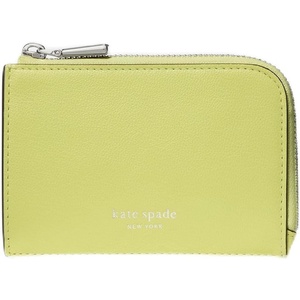 image:imagekate spade new york Mini Zip Card Case Banana Printed Leather Mini Zip Card CaseBosc Pear