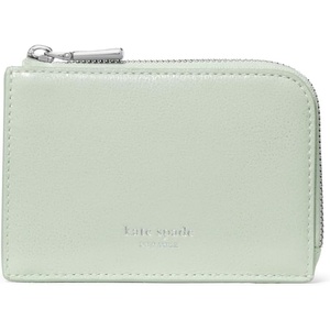 image:imagekate spade new york Mini Zip Card Case Banana Printed Leather Mini Zip Card CaseCrinkled Mint Frosting