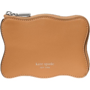 image:imagekate spade new york Mini Zip Card Case Banana Printed Leather Mini Zip Card CaseWavy Garden Soil