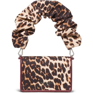image:imagekate spade new york Natasha Crinkle Patent Leather Card Case CrossbodyLeopard Multi With Scrunch Strap