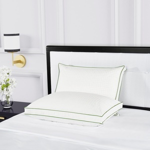 image:imagekate spade new york Noel SoftMedium 20 x 28 Adjustable Down Alternative Pillow 300 Thread Count Cotton Cover Best for Back or Stomach Sleepers Queen WhiteFirmExtra Firm