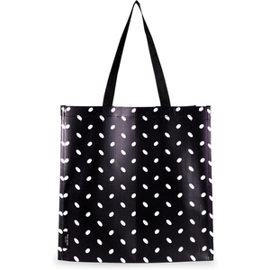 image:imagekate spade new york Reusable Shopping Bag Grocery Tote with Shoulder Straps Collapsible ToteAlmond Dot