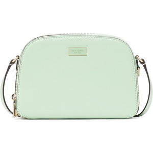 image:imagekate spade new york Serena Pebbled Leather Double Zip Dome CrossbodyPistachio Ice