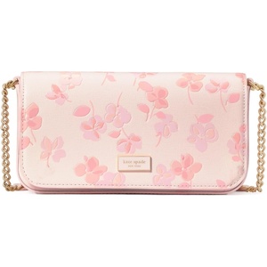 image:imagekate spade new york Serena Saffiano Leather Flap Chain WalletSpring Pansies Blush Cloud Multi