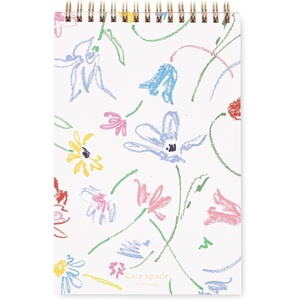 image:imagekate spade new york Small College Ruled Notebook Top Spiral Notebook with 112 Pages 85 x 55 Writing Pad Joyful Garden