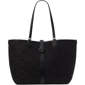 image:imagekate spade new york Spade Flower Jacquard Large Open ToteBlack Multi