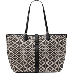 image:imagekate spade new york Spade Flower Jacquard Large Open ToteSand Multi