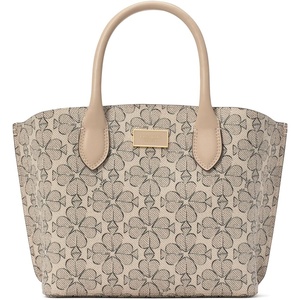 image:imagekate spade new york Suite Crossgrain Leather Crossbody Tote BagNeutral Multi Spade Flower