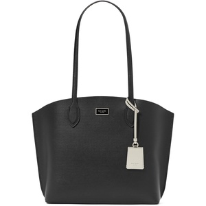 image:imagekate spade new york Suite Crossgrain Leather Large Open Tote BagBlack