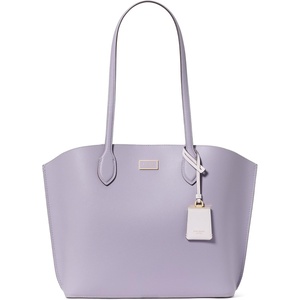 image:imagekate spade new york Suite Crossgrain Leather Large Open Tote BagLavender Cream