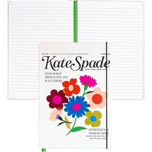 image:imagekate spade new york Take Note XL Notebook Journal Vegan Leather Hardcover Journal Diary Includes 168 Lined Pages 11 x 7 Writing Pad MagazineMagazine