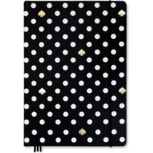 image:imagekate spade new york Take Note XL Notebook Journal Vegan Leather Hardcover Journal Diary Includes 168 Lined Pages 11 x 7 Writing Pad MagazinePolka Dots