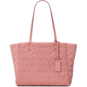 image:imagekate spade new york Tilly Quilted Fabric Medium ToteCosmetic Pink
