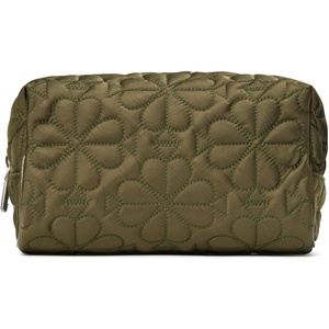 image:imagekate spade new york Tilly Quilted Fabric Small CosmeticOolong Green