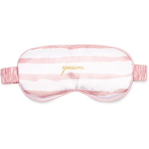 image:imagekate spade new york Travel Eye Mask with Elastic Strap Padded Silk Mask Sleeping Mask for Home or Airplane Goddess Stripe
