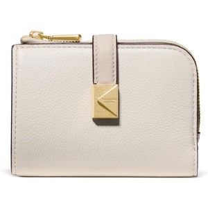 image:imagekate spade new york Tribeca Pebbled Leather Small Compact WalletCashew Milk Multi