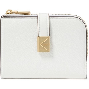 image:imagekate spade new york Tribeca Pebbled Leather Small Compact WalletTrue White