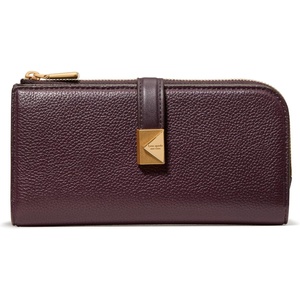 image:imagekate spade new york Tribeca Pebbled Leather Zip Slim WalletBlackberry Jam