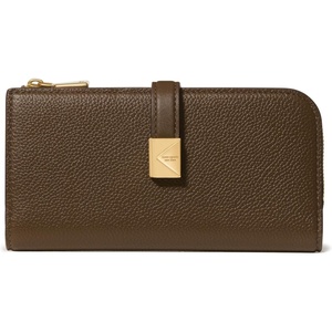image:imagekate spade new york Tribeca Pebbled Leather Zip Slim WalletBurnt Sage