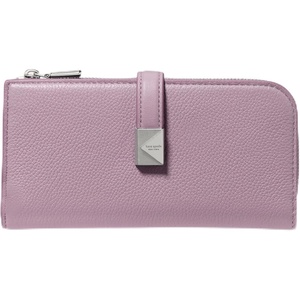 image:imagekate spade new york Tribeca Pebbled Leather Zip Slim WalletMarket Purple