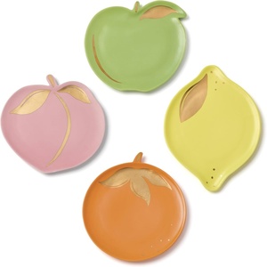 image:imagekate spade new york Tutti Fruity 4Piece Serve amp Store Dish SetTidbit Plates