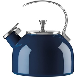 image:imagekate spade new york Vintage Cherry Dot Tea Kettle 25quart 875Navy