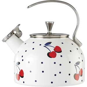 image:imagekate spade new york Vintage Cherry Dot Tea Kettle 25quart 875Vintage Cherry Dot
