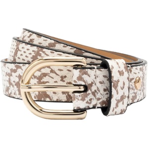 image:imagekate spade new york Womens 1 Inch Printed Snake Belt Stylish Accessory for Everyday Adjustable FitCream Multi