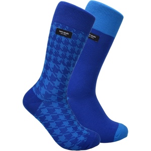 image:imagekate spade new york Womens 2pack Houndstooth Boot Sock Soft amp ComfortableBlue