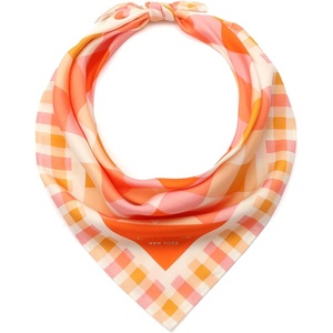 image:imagekate spade new york Womens Beach Plaid Silk Bandana Stylish amp Lightweight Accessory Ideal for EverydayMulti