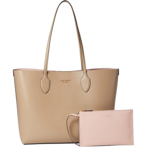 image:imagekate spade new york Womens Bleecker Saffiano Leather Large ToteTimeless Taupe