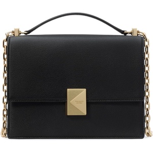 image:imagekate spade new york Womens Deco Leather Flap Chain CrossbodyBlack