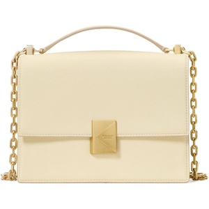 image:imagekate spade new york Womens Deco Leather Flap Chain CrossbodySweet Cream