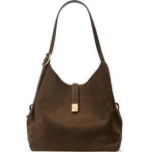 image:imagekate spade new york Womens Deco Pebbled Leather Large Shoulder BagBurnt Sage Multi Suede