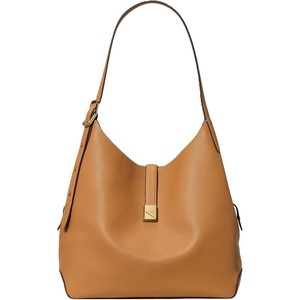 image:imagekate spade new york Womens Deco Pebbled Leather Large Shoulder BagGarden Soil