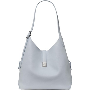 image:imagekate spade new york Womens Deco Pebbled Leather Large Shoulder BagPale Sapphirine