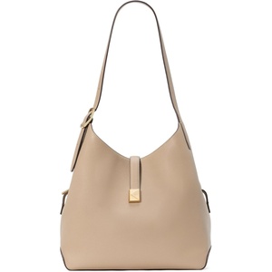 image:imagekate spade new york Womens Deco Pebbled Leather Large Shoulder BagTimeless Taupe