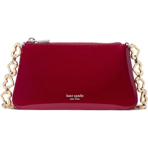 image:imagekate spade new york Womens Grace Fine Grain Leather PochetteDark Scarlet