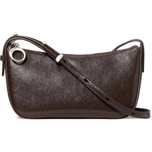 image:imagekate spade new york Womens Halo Fine Grain Leather CrossbodyGlazed Hot Fudge