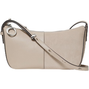 image:imagekate spade new york Womens Halo Fine Grain Leather CrossbodyMilk Glass Suede