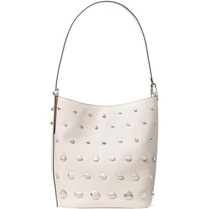 image:imagekate spade new york Womens Halo Fine Grain Leather Large BucketStudded Cream
