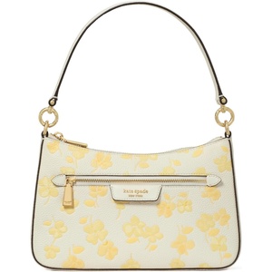 image:imagekate spade new york Womens Hudson Pebbled Leather Convertible CrossbodyYuzu Jam Multi Springtime Pansies