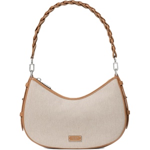 image:imagekate spade new york Womens Liv Pebbled Leather Convertible ShoulderNatural Multi Canvas With Strap