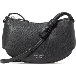 image:imagekate spade new york Womens Loop Pebbled Leather CrossbodyBlack
