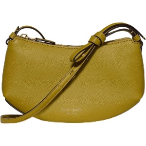 image:imagekate spade new york Womens Loop Pebbled Leather CrossbodyLaurel Leaf