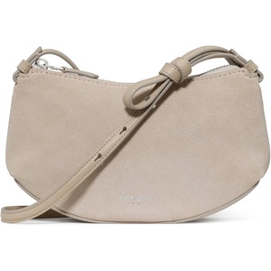 image:imagekate spade new york Womens Loop Pebbled Leather CrossbodyMilk Glass Suede